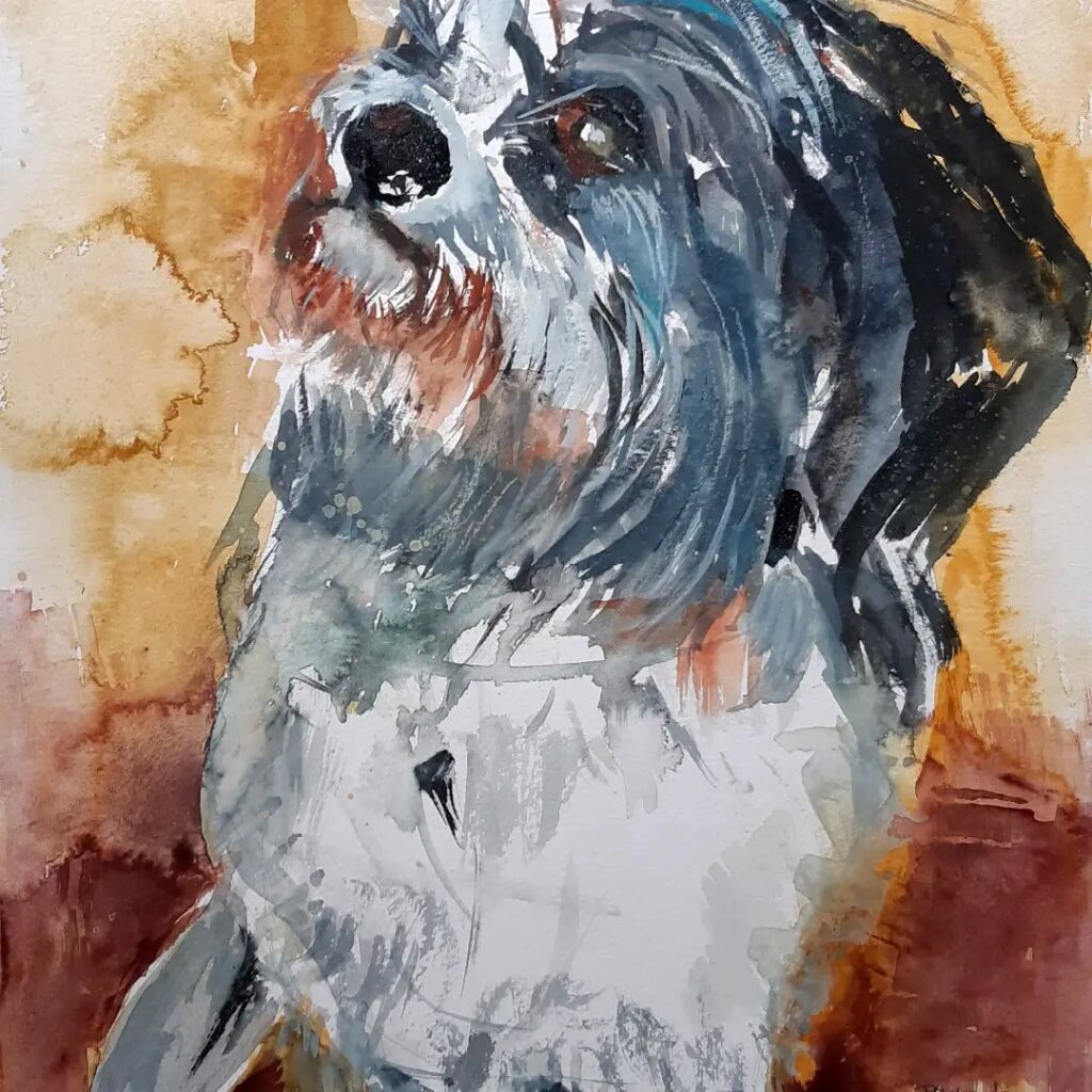Kleiner Hund – Bild von Brigitte Tekautz