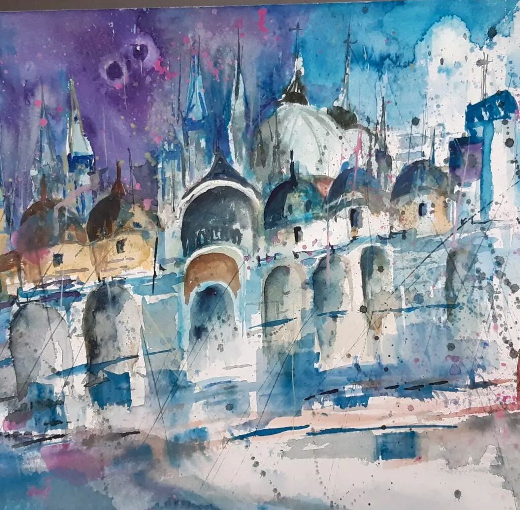 Venedig – Markusdom – Bild von Brigitte Tekautz